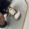 匡威（Converse）CONVERSE匡威1970S秋冬新品運動(dòng)男女休閑板鞋圣誕深酒紅色A17904C A17904C 41 曬單實(shí)拍圖