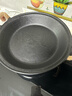王源吉鑄鐵烤肉盤(pán)燒烤盤(pán)古法手工鐵鍋水煎包煎蛋早餐鍋平底鐵鍋煎鍋30cm 曬單實(shí)拍圖