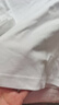 別語(yǔ)純棉長(cháng)袖t恤女基礎款寬松柔軟舒適修身上衣內搭打底衫 白色 S 曬單實(shí)拍圖