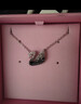 施華洛世奇（SWAROVSKI）【品牌直供】SWAN黑白漸變大天鵝項鏈女送女友禮物5614103 曬單實(shí)拍圖