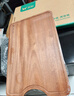 雙槍烏金檀木整木菜板 百年齡砧板家用切菜案板抗菌實(shí)木菜板45*30*2.5 曬單實(shí)拍圖