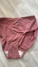 全棉時(shí)代女士?jì)妊澝览律?A抗菌透氣40支細絨棉高彈包臀女式內褲 曬單實(shí)拍圖