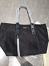 CRISP KERREIN香港品牌托特包女大容量單肩包大包女包購物袋韓版時(shí)尚百搭旅行包 黑色9591 曬單實(shí)拍圖