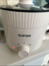 蘇泊爾（SUPOR）電煮鍋 電熱鍋 宿舍小電鍋 電蒸鍋 學(xué)生寢室一體泡面小火鍋 多功能鍋 H17YK489 1.7L 曬單實(shí)拍圖