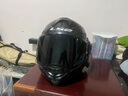 LS2碳纖維FF901后空翻頭盔摩托車(chē)雙鏡片180°碳纖揭面盔3C四季FF906 FF901 亮黑 L(建議56-57CM) 曬單實(shí)拍圖
