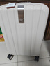 漢客行李箱女拉桿箱男登機箱鎮店之寶雙層拉鏈密碼箱子旅行箱20英寸白 曬單實(shí)拍圖