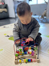 木丸子嬰幼兒益智三線(xiàn)繞珠玩具手指精細動(dòng)作訓練智力開(kāi)發(fā)串珠玩具6個(gè)月 趣味動(dòng)物三線(xiàn)繞珠 曬單實(shí)拍圖