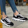 斯凱奇奧利奧|秋季黑白老爹鞋復古熊貓鞋透氣厚底增高運動(dòng)鞋 曬單實(shí)拍圖
