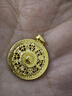 周大生黃金吊墜足金福字鏤空八寶羅盤(pán)掛墜送女友老婆紀念情人節禮物 約6.4g 曬單實(shí)拍圖