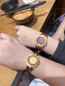 西普尼金表（HIPINE）金表女防水石英表輕奢純金999黃金手表進(jìn)口機芯女生日禮物 【浪漫紫】金重3.6g+ 曬單實(shí)拍圖