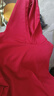 男女童小學(xué)生純白色連帽團購衛衣校服中大兒童糖果色帶帽衫春秋季 紅色【2025款面料升級】 150 曬單實(shí)拍圖