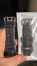 君傾適配卡西歐GA-1000/1100手表帶GW-4000 GW-A1000 GWA1100硅膠表帶 黑色銀扣 曬單實(shí)拍圖