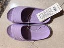 回力拖鞋女浴室防滑一字拖厚底eva沙灘涼鞋SDJ-0396 紫色 38-39 曬單實(shí)拍圖