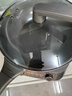 美的（Midea）鈦陶電炒鍋 電蒸鍋宿舍煮鍋炒菜專(zhuān)用分體式家用多功能一體電火鍋煎鍋5.5L多用途鍋HCG3218S配蒸籠 曬單實(shí)拍圖
