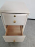 尤浩示 YOUAHOSHI實(shí)木床頭柜簡(jiǎn)約現代風(fēng)大容量50cm40/35/30奶油白色床邊臥室收納柜 15cm_現代中式床頭柜_象牙白 整裝 曬單實(shí)拍圖