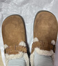 天美意絨絨拿鐵厚底加絨毛毛鞋雪地靴女棉鞋復古勃肯鞋2025冬季新款 低幫--棕色 37 曬單實(shí)拍圖