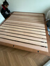 菠蘿斑馬智能床實(shí)木雙人主臥【無(wú)床頭 黑胡桃色】硬糖+黑繃帶 1.8*2m 曬單實(shí)拍圖