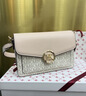 MK輕奢包包女包單肩包女士斜挎小方包情人節生日禮物送女友老婆 白色（禮盒裝） 曬單實(shí)拍圖