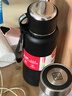 恩爾美（nRMEi）保溫杯大容量男士男款316不銹鋼茶水分離燜泡茶壺戶(hù)外便攜水杯子 黑1000ML【保溫保冷+茶水分離】 曬單實(shí)拍圖