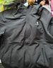 駱駝戶(hù)外沖鋒衣男秋冬新款三合一可拆卸加絨防風(fēng)服外套女 A1W231121AX，黑色，男女同款 L 曬單實(shí)拍圖