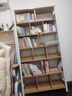 朗程書(shū)架落地置物架多層收納架一體靠墻展示架家用客廳墻角架鋼制書(shū)架 【實(shí)木生態(tài)板丨一體鋼架】嶼山木色80*30*169CM 曬單實(shí)拍圖