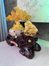 GWYNETH發(fā)財樹(shù)擺件金蟾招財聚寶盆辦公室客廳裝飾品店鋪喬遷開(kāi)業(yè)高檔禮物 小號財源滾滾發(fā)財樹(shù)（琉璃盆）-金蟾款 曬單實(shí)拍圖