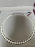 京潤珍珠項鏈雅臻圓形強光淡水珍珠銀項鏈女送媽媽年輕高級款生日禮物 曬單實(shí)拍圖