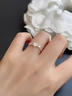 戚小米S999純銀花朵戒指女開(kāi)口戒輕奢小眾高級感可調節食指戒尾戒送女友 花朵戒指-可調節【999足銀】 曬單實(shí)拍圖