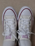 匡威（Converse）官方 All Star男女星星低幫小白鞋休閑板鞋A15504C A15504C 38 曬單實(shí)拍圖