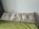 源氏木語(yǔ)床頭軟靠現代簡(jiǎn)約三角護腰大靠背北歐家用軟包靠墊臥室可拆洗靠枕 【淺卡其色】床頭軟靠1.8米 曬單實(shí)拍圖