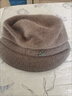 恒源祥中老年人帽子女?huà)寢屒锒旒雍癖Ｅ蹦棠掏妹€(xiàn)針織洋派防寒棉帽 咖啡色 單件帽子 曬單實(shí)拍圖