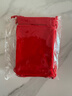 馨年新年紅色絨布袋首飾袋錦囊小布袋束口袋抽繩收納袋飾品包裝袋子  9*12 cm【10個(gè)裝】 曬單實(shí)拍圖