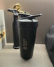 Blender Bottle Strada蛋白粉不銹鋼搖搖杯攪拌球便攜運動(dòng)杯健身水壺奶昔杯送禮 24oz不銹鋼-黑灰色710ml 曬單實(shí)拍圖