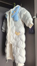 巴拉巴拉童裝嬰兒連體衣寶寶冬裝外出羽絨服服連帽鵝絨萌男童女童 奶白10501-白鵝絨 90 cm 曬單實(shí)拍圖
