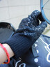 卡爾美（KELME）騎行手套男毛線(xiàn)手套冬季保暖手套防寒觸屏手套跑步運動(dòng)訓練 黑色  曬單實(shí)拍圖