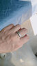 DR永恒誓言情侶對戒鉆戒輕奢感潮設計異地戀婚戒可定制刻字戒指 蒹葭白露 情侶對戒 曬單實(shí)拍圖