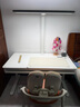 愛(ài)果樂(lè )（IGROW）兒童學(xué)習桌書(shū)桌寫(xiě)字桌電腦桌課桌【實(shí)木可升降】大白桌1.2m 曬單實(shí)拍圖