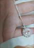 銀千惠999純銀平安扣項鏈女士吊墜鎖骨鏈2026新款情人節生日禮物送女友 曬單實(shí)拍圖