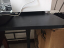 奧倫福特電腦桌臺式電競桌雙人游戲桌子辦公家用桌學(xué)習桌臥室書(shū)桌寫(xiě)字桌 【S6升級K腿】黑碳纖紋+黑架140cm 曬單實(shí)拍圖