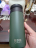 哈爾斯哈爾斯茶水分離保溫杯男女茶杯316L不銹鋼高顏值泡茶杯子定制刻字 黑色 400ml 曬單實(shí)拍圖