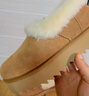 UGG秋季女士時(shí)尚舒適茸茸毛圈口平底休閑樂(lè )福鞋懶人毛毛鞋1119002 CHE | 栗色 36 曬單實(shí)拍圖