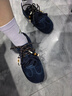 百麗（Belle）雙鞋帶串珠阿甘鞋女2026春新商場(chǎng)同款舒適薄底休閑鞋E9U1DAM6 藍色 39 (245mm) 曬單實(shí)拍圖