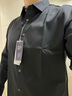 200支四股DP成衣免燙男士長(cháng)袖襯衫高檔純棉商務(wù)職業(yè)抗皺襯衣批發(fā) 黑色 平紋 8200-8 42 曬單實(shí)拍圖