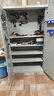 世紀兆輝工具柜工廠(chǎng)車(chē)間重型工具柜儲物柜零件柜工具存放柜灰白五層帶掛板 曬單實(shí)拍圖