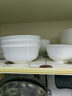 斯凱綈（Sky Top）陶瓷面碗骨瓷湯碗米飯碗家用餐具純白6英寸4件套裝 曬單實(shí)拍圖