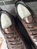 零度休閑鞋男鞋春季新款真皮百搭英倫風(fēng)商務(wù)休閑鞋增高防滑厚底運動(dòng)鞋 黑色 標準皮鞋碼 41 (255mm) 曬單實(shí)拍圖