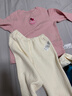 優(yōu)衣庫嬰幼兒寶寶壓線(xiàn)睡衣/長(cháng)袖起居服套裝25秋冬新款478439 10 水粉色 110 曬單實(shí)拍圖