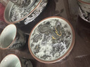 來(lái)尊老陶泥墨龍出海馬蹄三才蓋碗茶杯開(kāi)片釉高檔龍紋陶瓷泡茶碗小套裝 【墨龍出海-馬蹄蓋碗4件套】簡(jiǎn)裝 曬單實(shí)拍圖