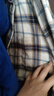 優(yōu)衣庫男女裝法蘭絨格子襯衫長(cháng)袖襯衣薄外套481225 480769 480770 481225/30淺米色 L 曬單實(shí)拍圖