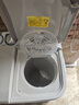 美的（Midea）雙桶洗衣機8kg大容量家用品質(zhì)雙電機凈洗科技同洗同脫 二級能效 MP8DS136 曬單實(shí)拍圖
